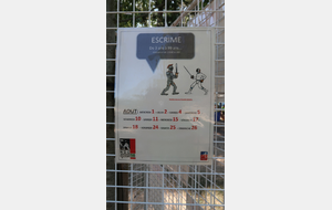 Un été au Lac avec le Angers NDC  Escrime