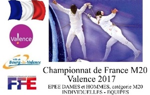 Championnat de FRANCE - M20 F &amp; G - VALENCE