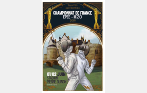 1-2 Juin 2019 - NANTES - Championnat de France M20