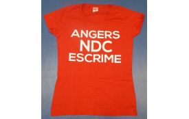 T-shirt rouge - logo devant